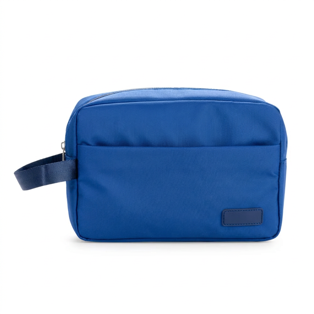 Necessaire Impermeável de PU com Alça Lateral e Compartimentos Personalizada